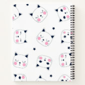 Kat patroon notitieboek (Achterkant)