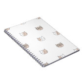 Kat patroon notitieboek (Rechterzijde)