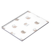 Kat patroon notitieboek (Linkerzijde)