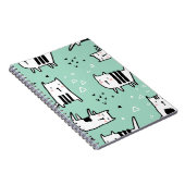 Kat patroon notitieboek (Rechterzijde)