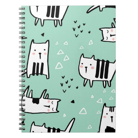 Kat patroon notitieboek (Voorkant)