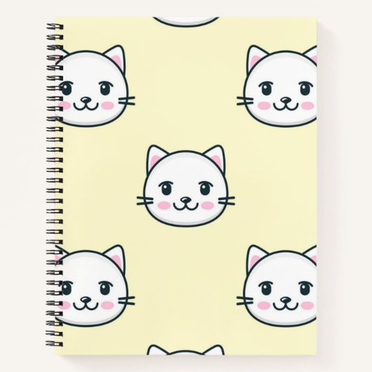 Kat patroon notitieboek (Voorkant)
