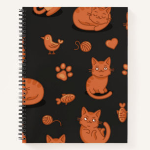 Kat patroon notitieboek