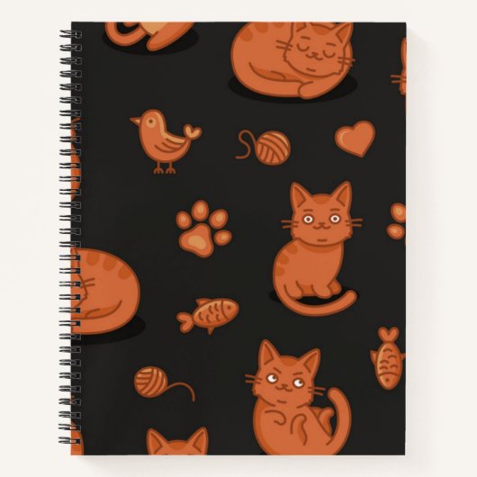 Kat patroon notitieboek (Voorkant)