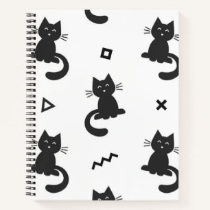Kat patroon notitieboek