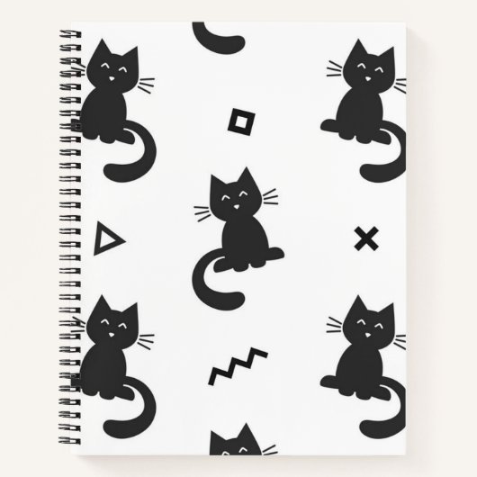 Kat patroon notitieboek (Voorkant)