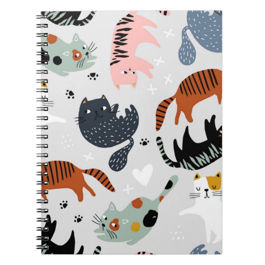 Kat patroon notitieboek (Voorkant)