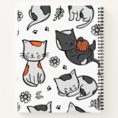 Kat patroon notitieboek (Achterkant)