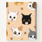 Kat patroon notitieboek (Achterkant)