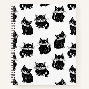 Kat patroon notitieboek