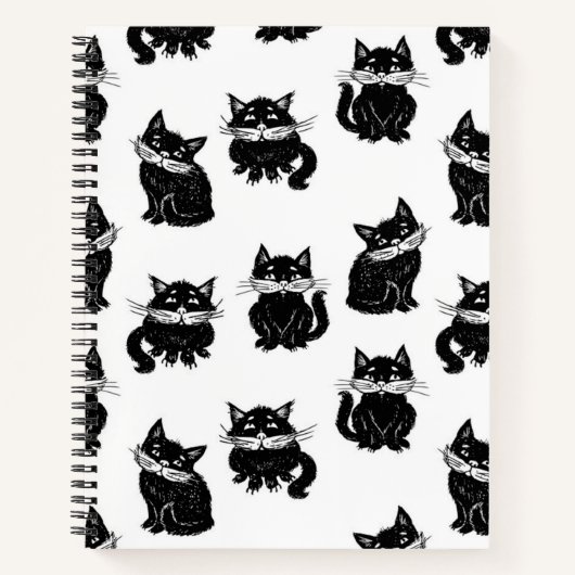 Kat patroon notitieboek (Voorkant)