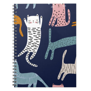 Kat patroon notitieboek