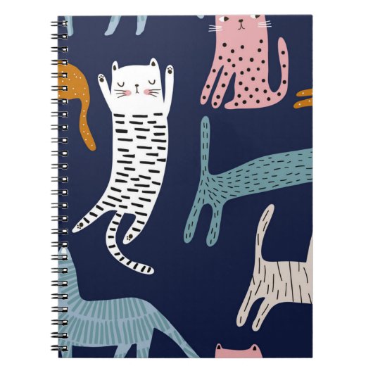 Kat patroon notitieboek (Voorkant)
