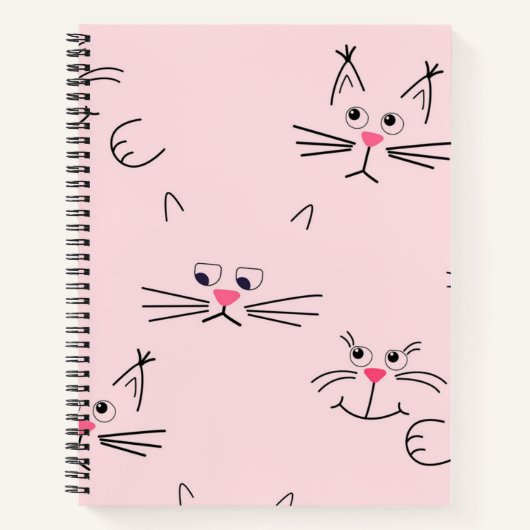 Kat patroon notitieboek (Voorkant)