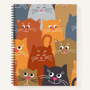Kat patroon notitieboek