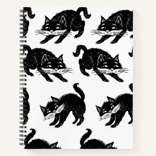 Kat patroon notitieboek (Voorkant)