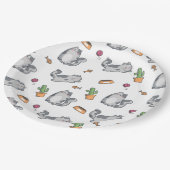 Kat Patroon Papieren Bordje (Gekanteld)