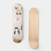 Kat patroon persoonlijk skateboard (Voorkant)