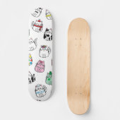 Kat patroon persoonlijk skateboard (Voorkant)