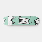 Kat patroon persoonlijk skateboard (Horizontaal)
