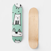 Kat patroon persoonlijk skateboard (Voorkant)