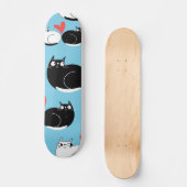 Kat patroon persoonlijk skateboard (Voorkant)