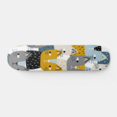 Kat patroon persoonlijk skateboard (Horizontaal)
