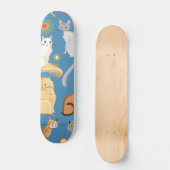 Kat patroon persoonlijk skateboard (Voorkant)