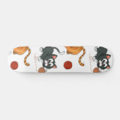 Kat patroon persoonlijk skateboard (Horizontaal)