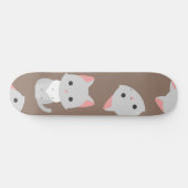 Kat patroon persoonlijk skateboard (Horizontaal)