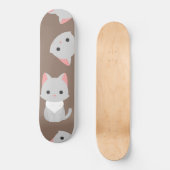 Kat patroon persoonlijk skateboard (Voorkant)