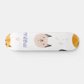 Kat patroon persoonlijk skateboard (Horizontaal)