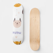 Kat patroon persoonlijk skateboard (Voorkant)