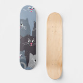 Kat patroon persoonlijk skateboard (Voorkant)