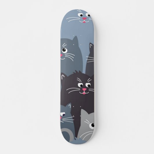 Kat patroon persoonlijk skateboard (Voorkant)