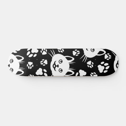 Kat patroon persoonlijk skateboard (Horizontaal)