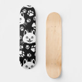 Kat patroon persoonlijk skateboard (Voorkant)