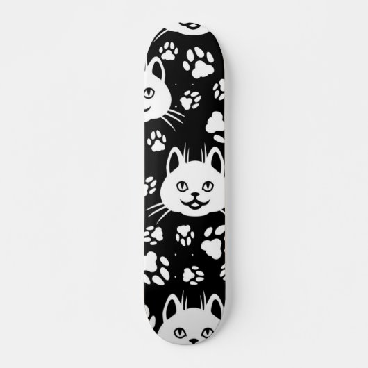 Kat patroon persoonlijk skateboard (Voorkant)