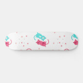 Kat patroon persoonlijk skateboard (Horizontaal)