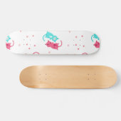 Kat patroon persoonlijk skateboard (Horizontaal)