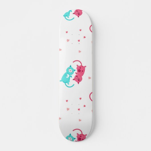 Kat patroon persoonlijk skateboard (Voorkant)