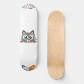 Kat patroon persoonlijk skateboard (Voorkant)