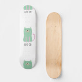 Kat patroon persoonlijk skateboard (Voorkant)