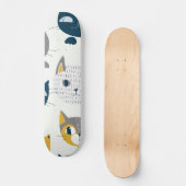 Kat patroon persoonlijk skateboard (Voorkant)