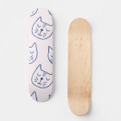 Kat patroon persoonlijk skateboard (Voorkant)