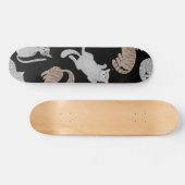Kat patroon persoonlijk skateboard (Horizontaal)