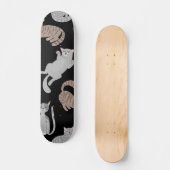 Kat patroon persoonlijk skateboard (Voorkant)