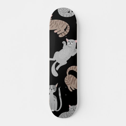 Kat patroon persoonlijk skateboard (Voorkant)