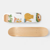 Kat patroon persoonlijk skateboard (Horizontaal)
