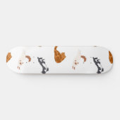 Kat patroon persoonlijk skateboard (Horizontaal)